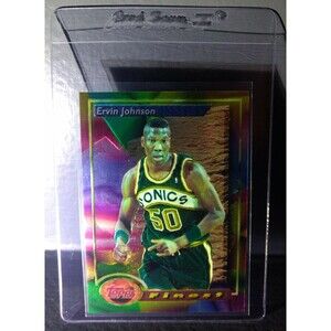 1993-94 Topps Finest Ervin Johnson #71 Rookie Basketball Card
